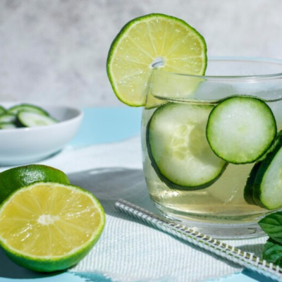 How To Make Lime Cucumber Water