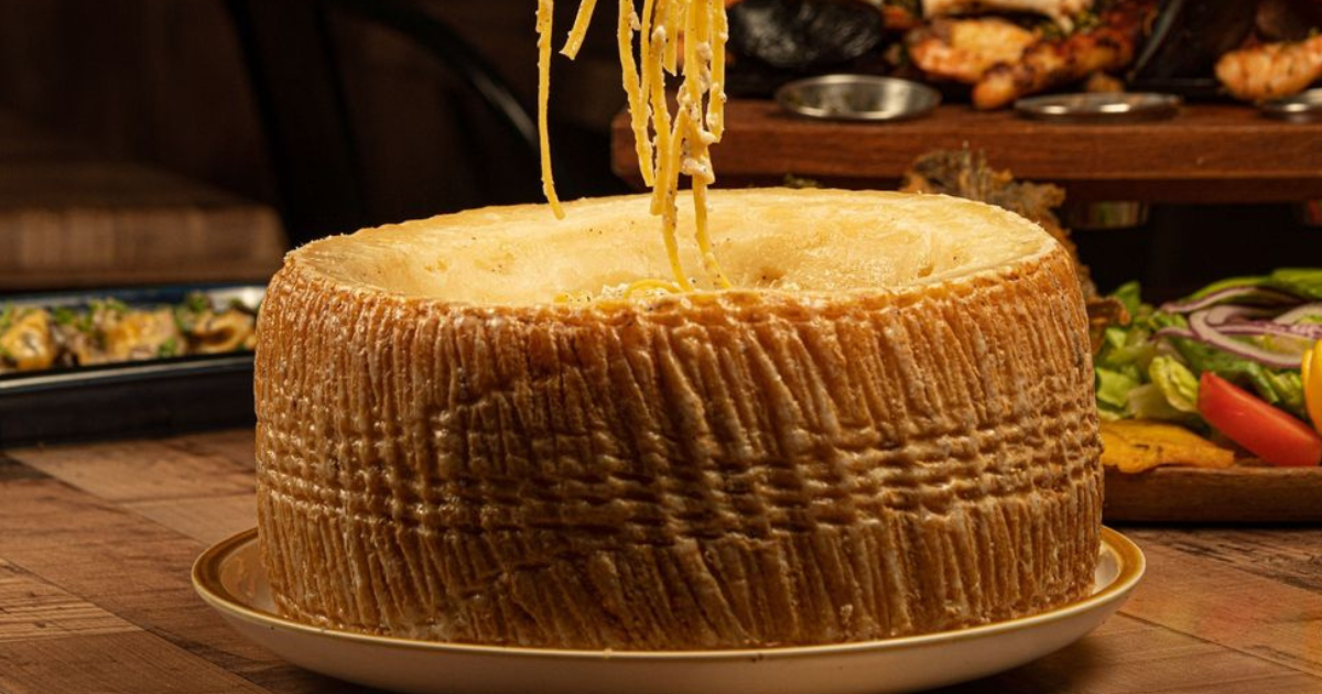 Cheese Wheel Pasta
